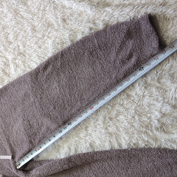 Cupcakes & Cashmere Cozy Grey Teddy Sherpa Lounge Joggers Size Medium - Picture 9 of 9